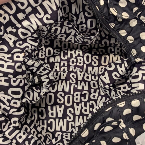 Marc By Marc Jacobs Nylon Quilted Diaper Bag Polka Dot - Picture 5 of 11